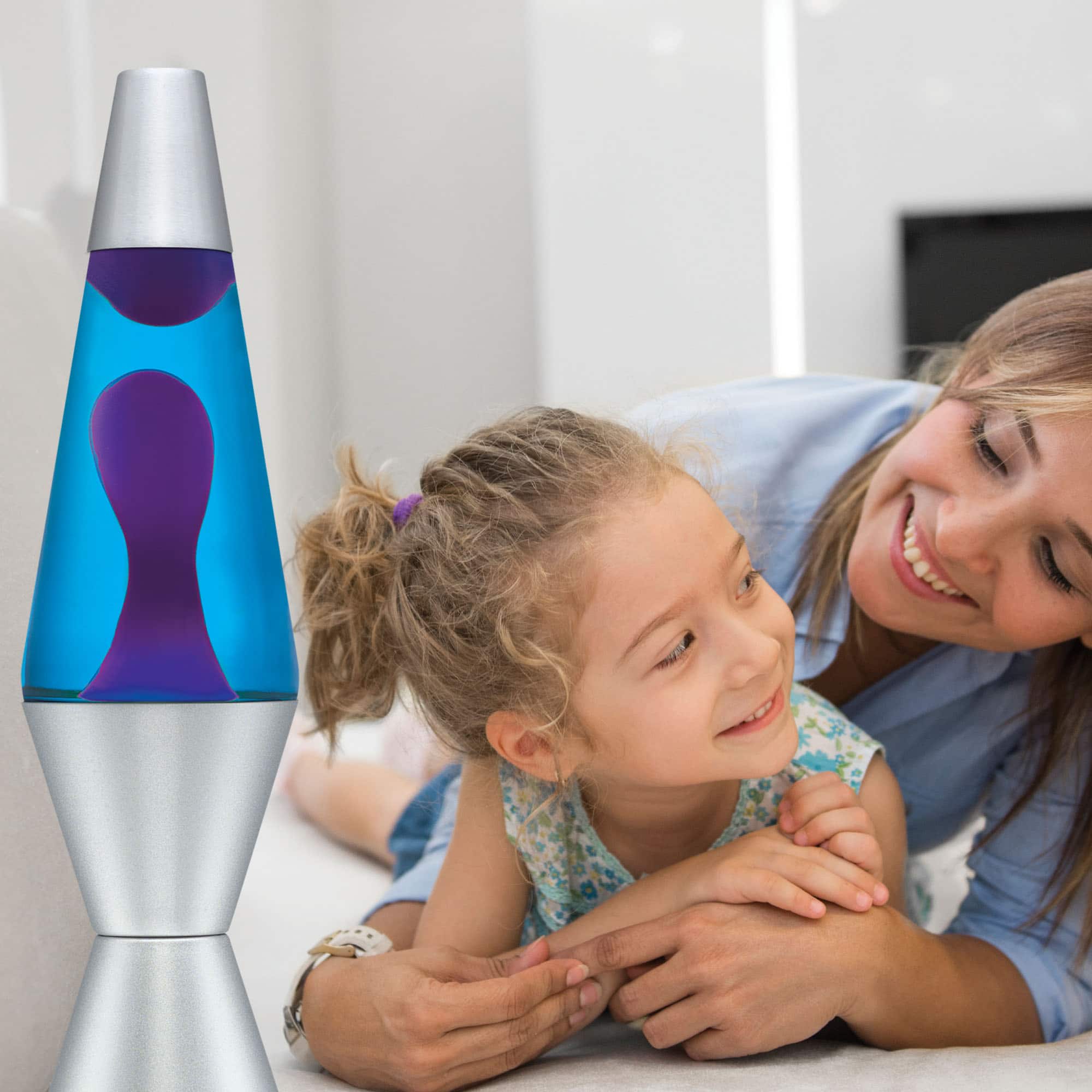 14.5" Lava Lamp – Purple/Blue/Silver - Image 5