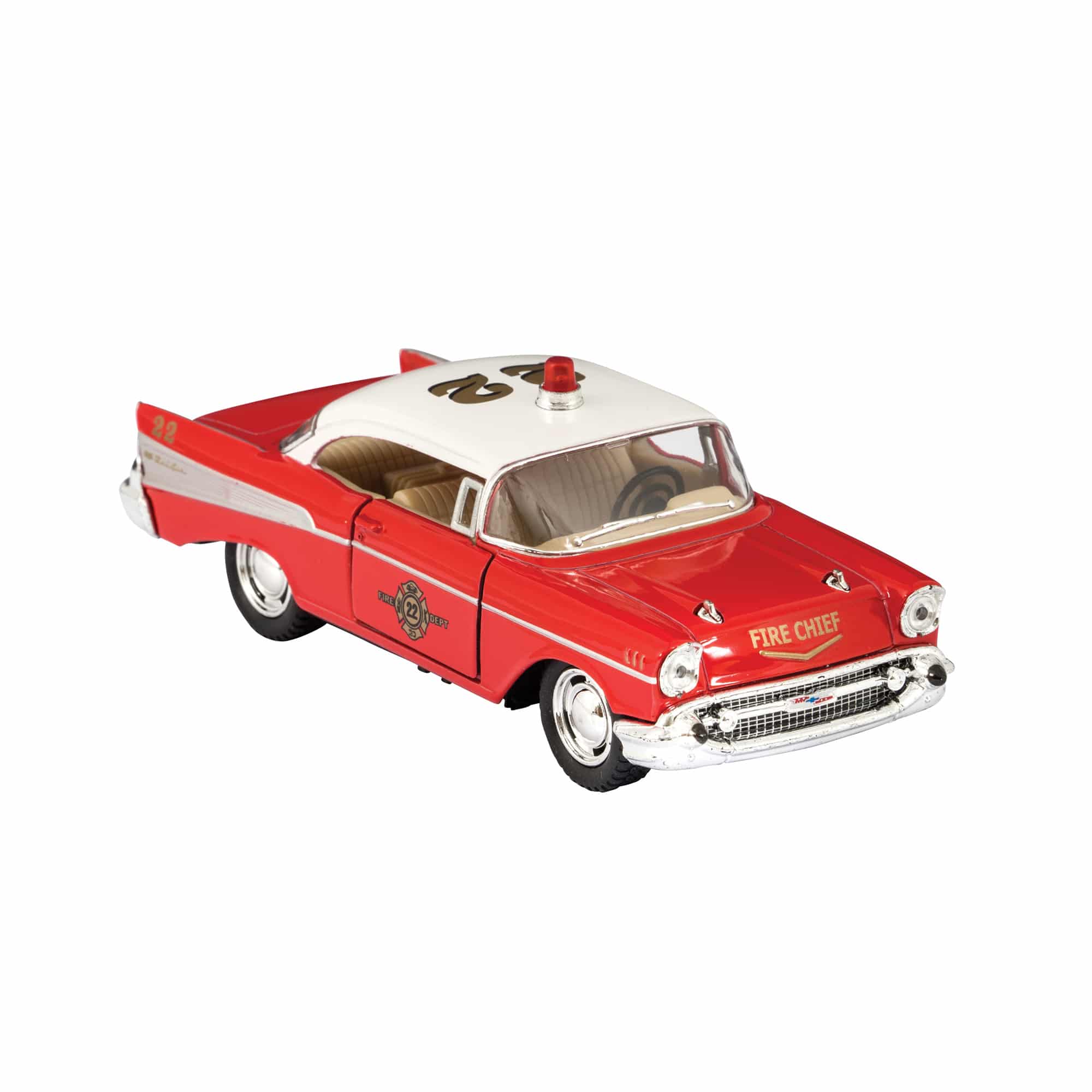 Diecast Fire/Police Chevrolet Bel Air - Image 13